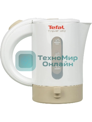 Чайник электрический Tefal KO120130 0.5л. 650Вт белый/бежевый(корпус: пластик)