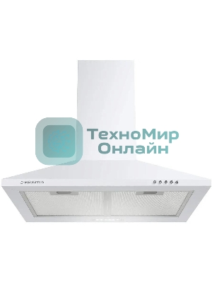 Вытяжка купольная Maunfeld Cork 60, белый, 60 см, 620 куб. м/ч, 47 дБ