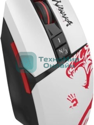 Мышь беспроводная A4Tech Bloody R36 Ultra черный/белый/красный, 12000dpi, USB, радиоканал, кнопки - 7