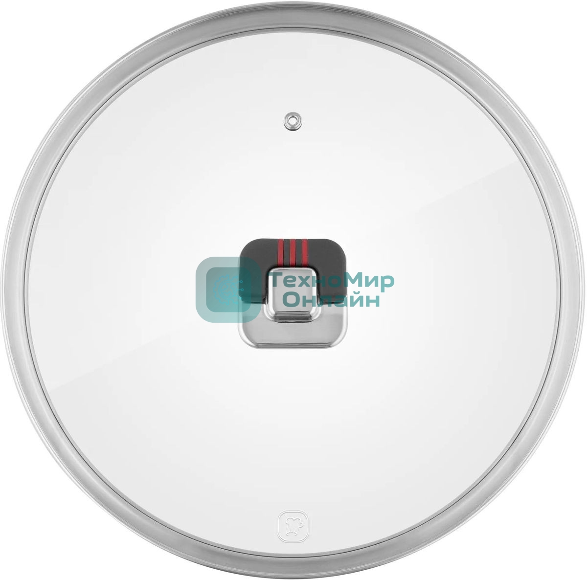 Крышка Rondell Stripes RDA-1622, 28 см, руч. серый