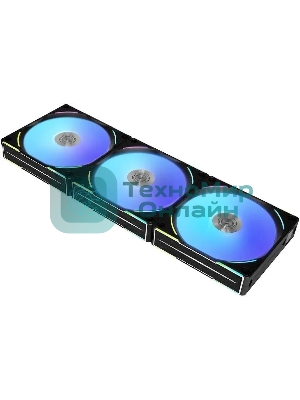 Комплект вентиляторов для корпуса Lian Li Uni Fan ALV2 (3 шт.) G99.12ALV23B.00 черный, 120 мм, 2000rpm 28.7Db, 4-pin