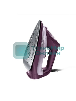 Утюг Braun SI7181VI сиреневый/фиолетовый, 3100 Вт, 50 г/мин, 230 г/мин, 300 мл