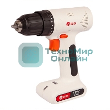 Дрель-шуруповерт Edon OAF12-MAD, 12 В, 1,5 Ач, 18 Нм, щеточный