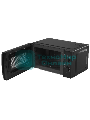 Микроволновая печь ECON ECO-2040M черный, 20 л, 700 Вт, переключатели - поворотный механизм