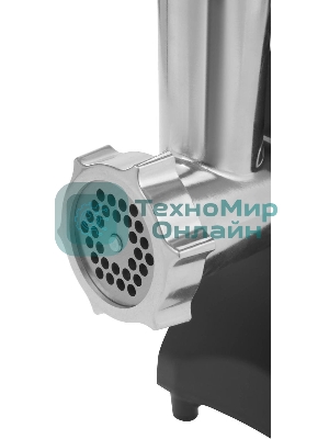 Мясорубка электрическая Vitek VT-3636 серебристый, 1700 Вт, 1.7 кг/мин, реверс, насадки - 4