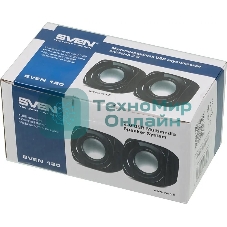 Акустическая система SVEN 120 2.0 черный 5Вт
