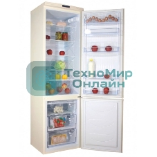 Холодильник DON R-295 BE бежевый мрамор двухкамерный 259/101л морозилка снизу