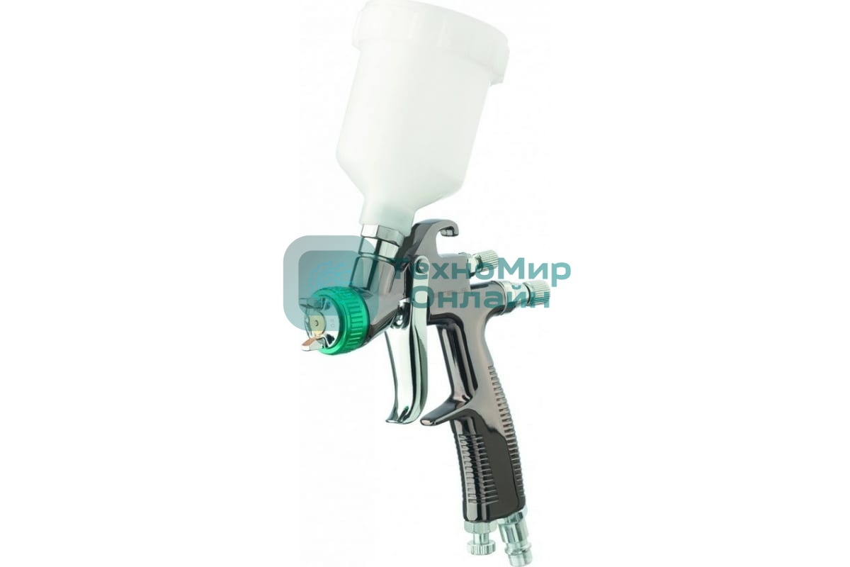 Краскопульт пневматический Stels ag 970 lvlp 57369 профессиональный гравитационный