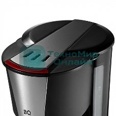Кофеварка капельная BQ CM1008 черный/красный, исп. кофе - молотый, 1.25 л, 1000 Вт.