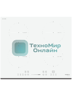 Индукционная варочная панель Hyundai HHI 6752 WG белый