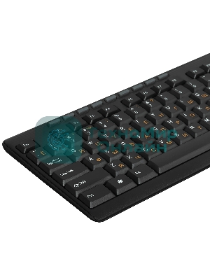 Комплект клавиатура+мышь Dialog Pointer KMROP-4020U беспроводной, USB, 1600 DPI, чёрный