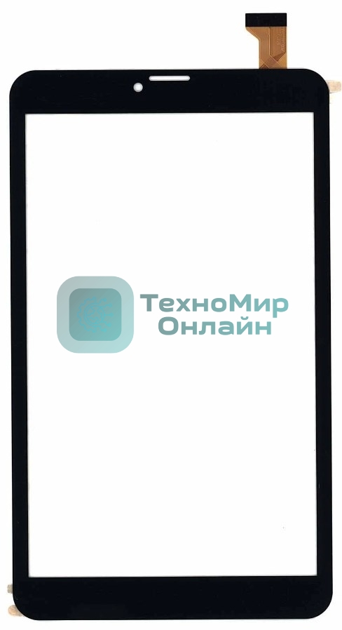 Сенсорное стекло (тачскрин) ZJ-80038A, черное