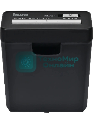 Шредер Buro Home BU-S600 (секр.Р-1) ленты 6лист. 10лтр. пл.карты