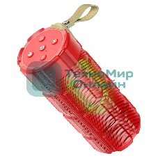 Портативная колонка HOCO HC7 красный LED подсветка
