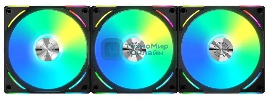 Комплект вентиляторов для корпуса Lian Li Uni Fan ALV2 (3 шт.) G99.12ALV23B.00 черный, 120 мм, 2000rpm 28.7Db, 4-pin