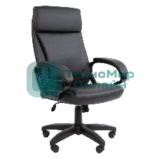 Кресло Chairman 794 LT черный, экокожа, 120 кг