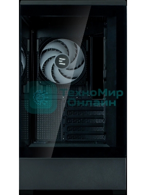 Компьютерный корпус ZALMAN P30 V2, MATX, черный, WINDOW, 2x3.5
