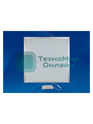 Светильник светодиодный потолочный встраиваемый Uniel Effective, белый свет 4000K, корпус серебристый, в комплекте с и/п