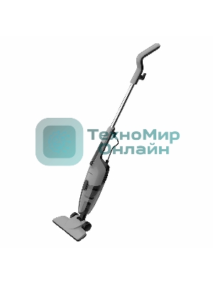 Пылесос вертикальный Deerma Combo DX600S черный/серый, питание от сети, 210 Вт, уборка сухая, пылесборник 1.2 л