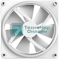 Вентилятор для корпуса Case Cooler NZXT F140 RGb Duo (140x140x25мм, 4-pin PWM, RGb, 84.75CFM, 36dBA, 1800RPM, белый)