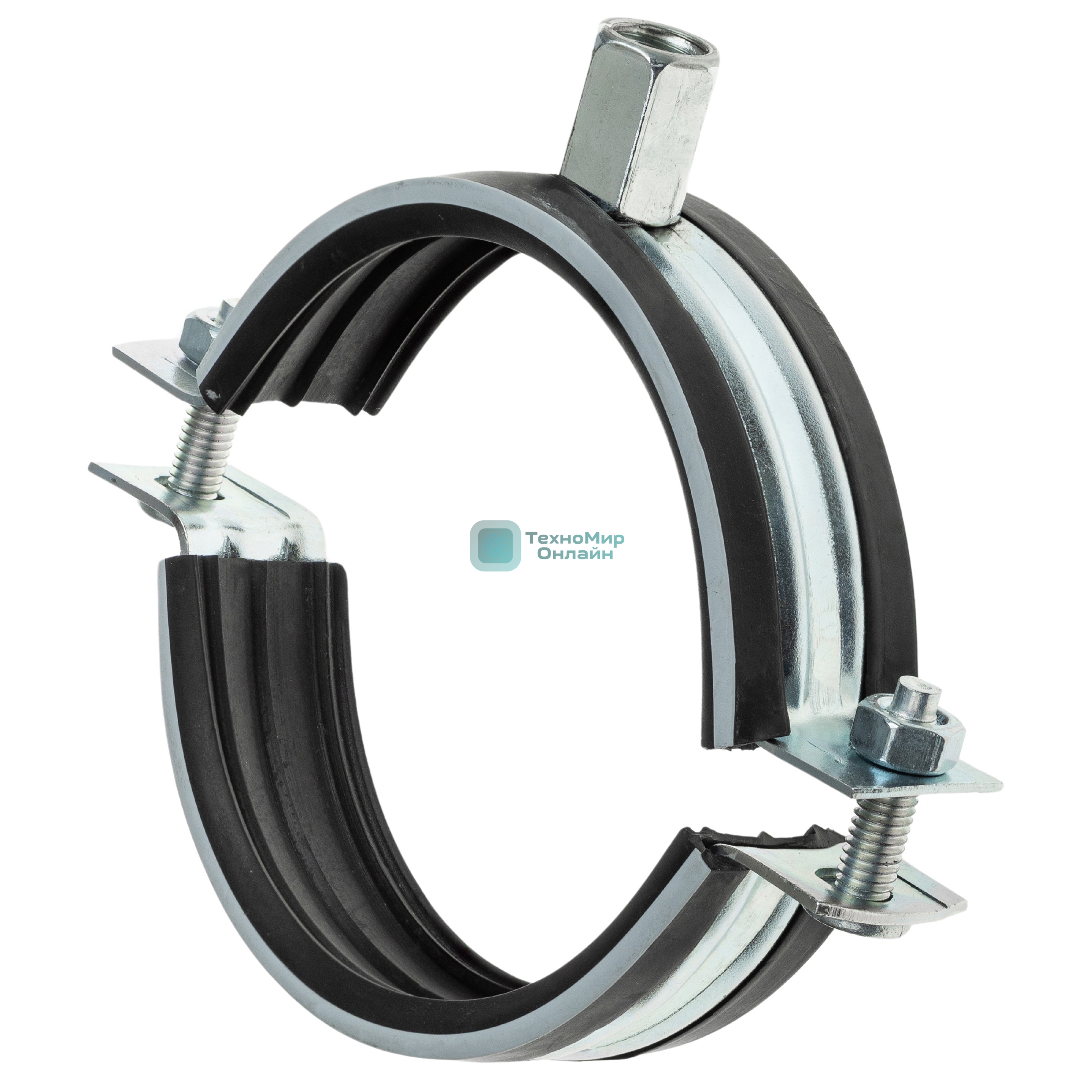 Хомут для воздуховода Shuft с РП 315мм гайка М8/М10, бок. креп винт 6х30, гайка М6