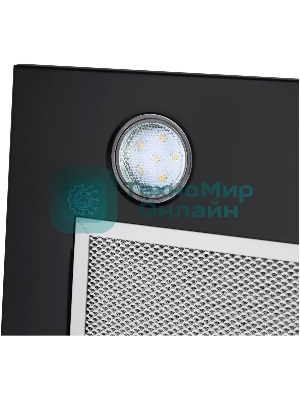 Вытяжка встраиваемая Maunfeld Crosby Singl 60 черный, 60 см, 850 куб. м/ч, 48 дБ