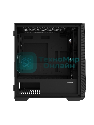 Компьютерный корпус ZALMAN Z1 ICEBERG, MicroATX, черный, WINDOW, 2xCOMBO (3.5