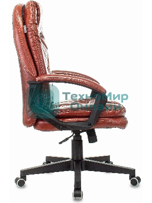 Кресло Бюрократ CH-868N Boroko-37 коричневый, экокожа