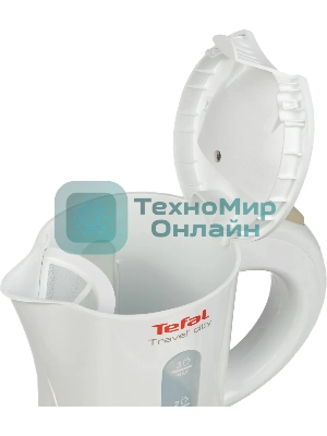Чайник электрический Tefal KO120130 0.5л. 650Вт белый/бежевый(корпус: пластик)