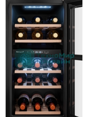 Винный холодильник Weissgauff WWCI-26 DB DualZone