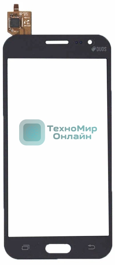Сенсорное стекло (тачскрин) для Samsung Galaxy J2 SM-J200, черное