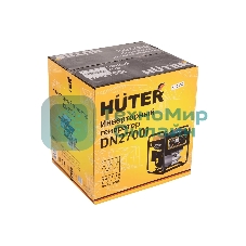 Электрогенератор бензиновый инверторный Huter DN2700i, 2.7 кВт, 84 дБ, 24 кг