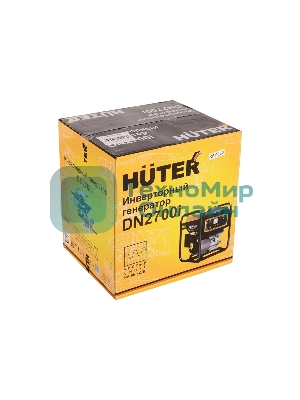 Электрогенератор бензиновый инверторный Huter DN2700i, 2.7 кВт, 84 дБ, 24 кг