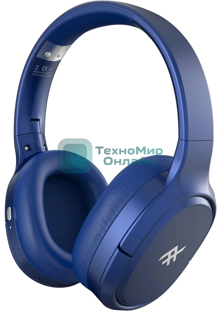 Беспроводные/проводные наушники iFrogz Airtime Vibe синий, полноразмерные, Bluetooth + проводной, активное шумоподавление, до 30 ч