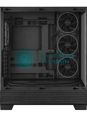 Компьютерный корпус ASUS A31 PLUS TG ARGb черный