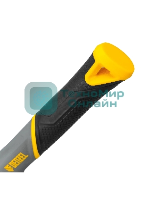 Кувалда с клиновидным бойком Denzel 1,35 кг, фибергласовая рукоятка c TPR