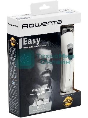 Триммер Rowenta TN8961F4 белый (насадок в компл:7шт)