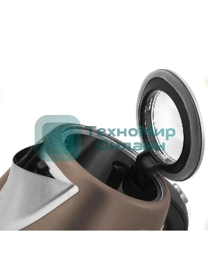 Чайник электрический Vitek VT-7025 (ST) 1850-2200 Вт/Макс объем 1.7 л/Корпус из нерж стали.Скрытый нагр элемент