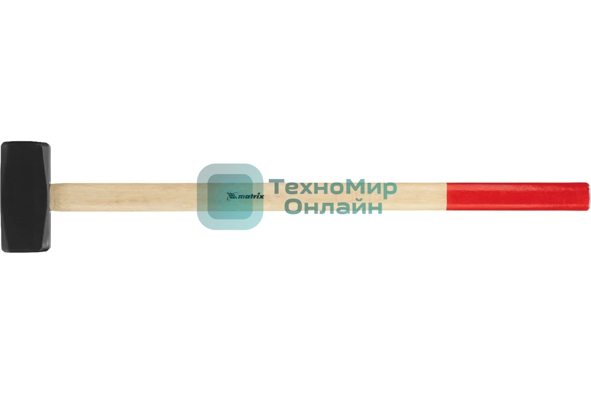 Кувалда Matrix 11036 6000 г, кованая головка, деревянная рукоятка 900 мм