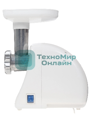Мясорубка электрическая Ротор Экстра-М ЭМШ 35/250-2 белый, 1500 Вт, 0.6 кг/мин, насадки - 2