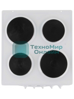 Плита электрическая Flama AE 1402 W белый, конфорок 4 шт, духовка 50 л, 50 см x 85 см x 60 см