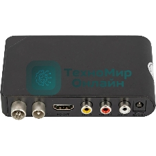 Приставка для цифрового ТВ BBK SMP027HDT2 черный, DVB-T2, DVB-T, HDMI, USB 2.0