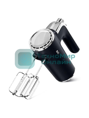 Миксер ручной BQ MX420 черный, мощность 500 Ватт, 5 скоростей, режим Турбо