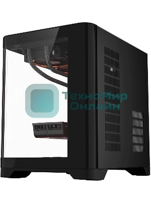 Компьютерный корпус 1STPLAYER UVIEW UV5 Black/mATX/UV5-BK