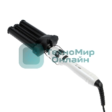 Щипцы для завивки волос Vivien VE-2020 черный/белый, 22 мм, 200 °C, 10 режимов