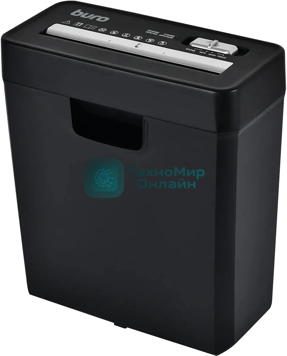 Шредер Buro Home BU-S600 (секр.Р-1) ленты 6лист. 10лтр. пл.карты