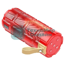 Портативная колонка HOCO HC7 красный LED подсветка