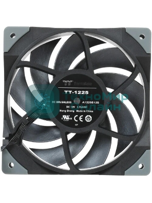 Вентилятор для корпуса Thermaltake TOUGHFAN 12 черный, 120 мм, 2000 об/мин, 22.3 дБ, 4 pin