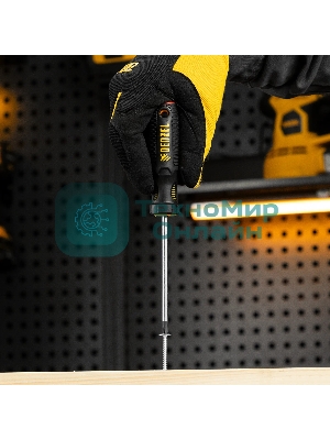 Отвертка Denzel PH1х100 мм, S2, 3к рукоятка