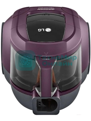 Пылесос LG VC5420NHTCW фиолетовый, 380/2000 Вт, уборка сухая, пылесборник контейнер 1.3 л